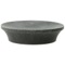 Round Soap Dish Made From Stone in Black Finish